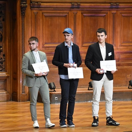 3 élèves finalistes à la Sorbonne lors du Concours Général des Lycées et des Métiers 2023