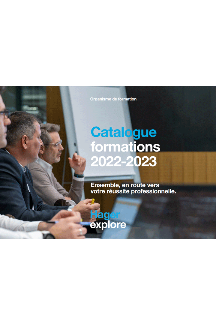 Hager catalogue formations digital
