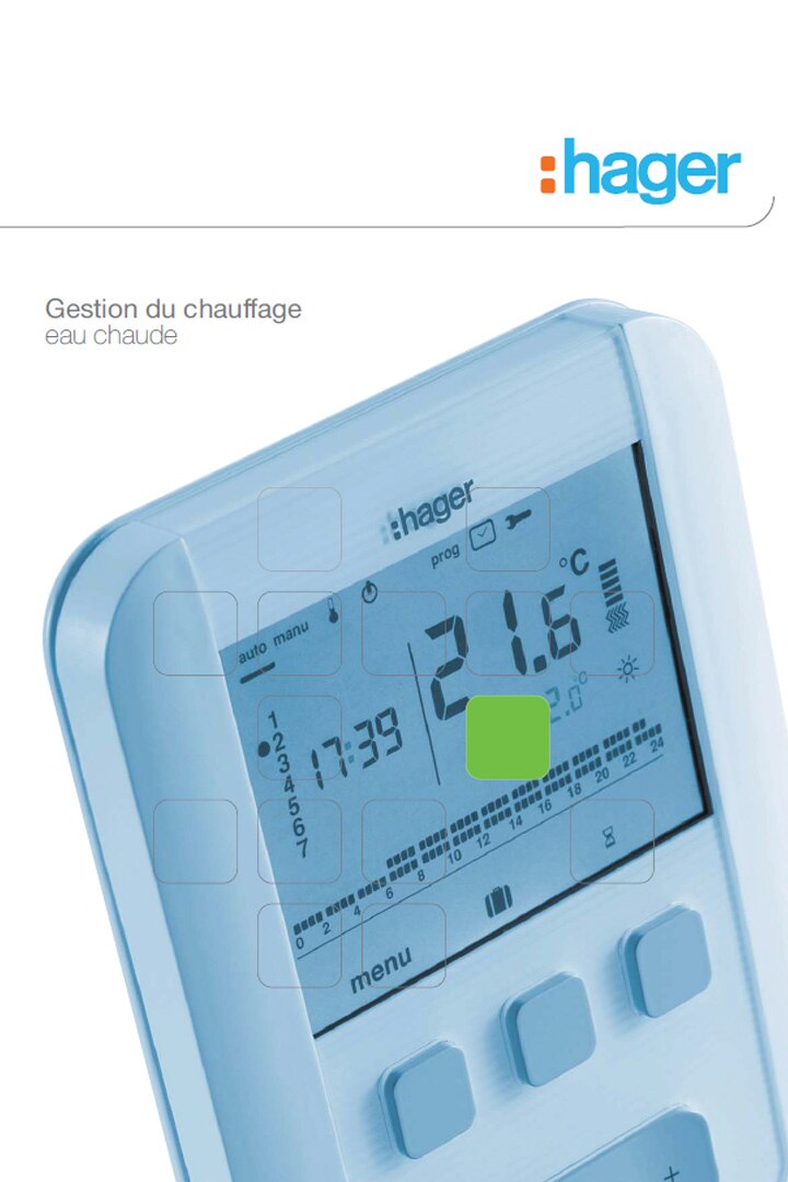 Hager catalogue gestion du chauffage eau chaude