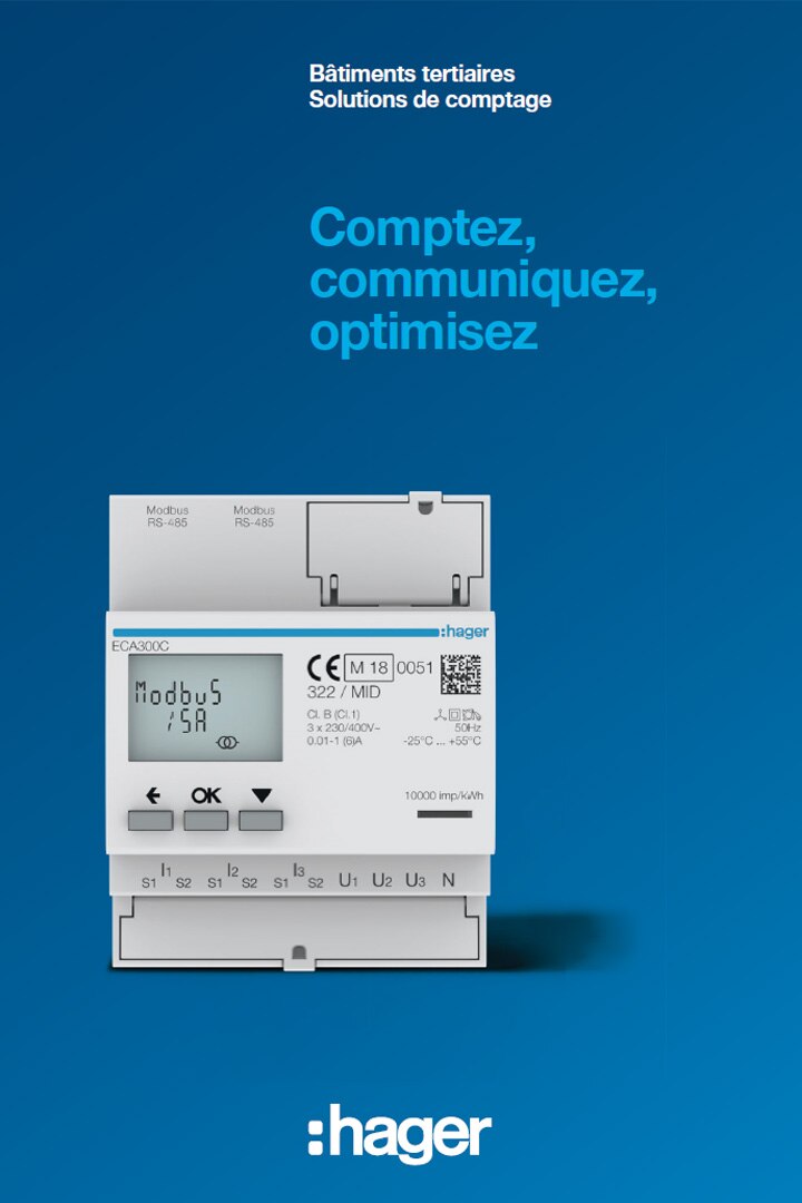 Hager catalogue solution comptage