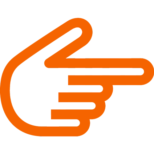 doigt qui montre un lien cliquable