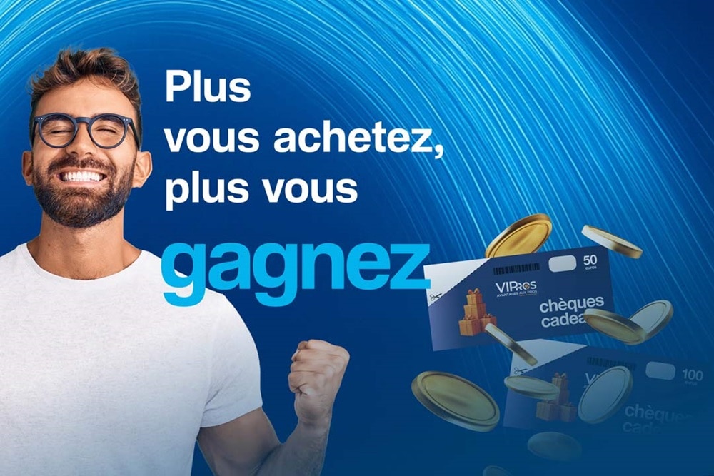 Visuel illustrant le programme de fidélité VIPros de Hager