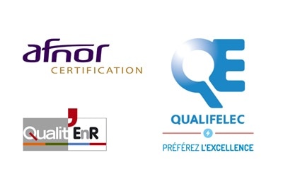 Qualification IRVE pour l'installation de bornes de recharge délivrée par l'AFNOR, Qualit'EnR ou QUALIFELEC