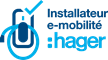 Logo installateur e-mobilite Hager