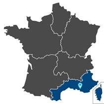 Carte Centre de Compétences Hager Aix-en-Provence