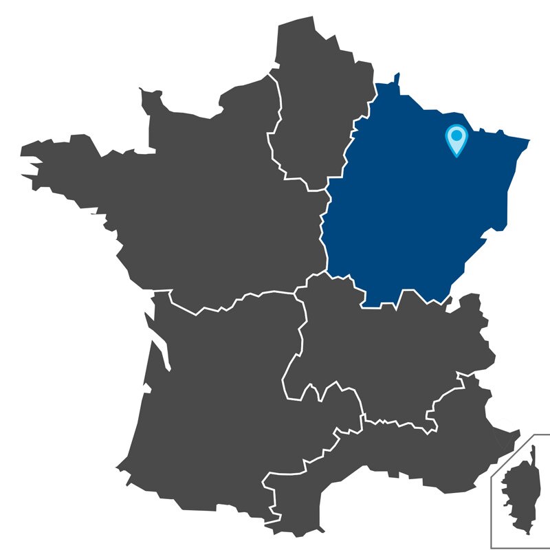 Carte Centre de Compétences Hager Vandœuvre-les-Nancy