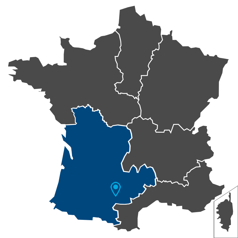 Carte Centre de Compétences Hager Colomiers