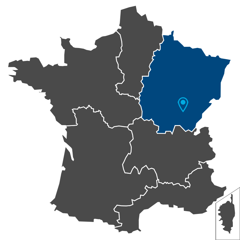 Carte Centre de Compétences Hager Dijon