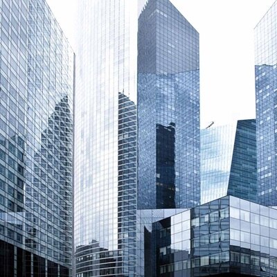 vue immeubles de bureaux