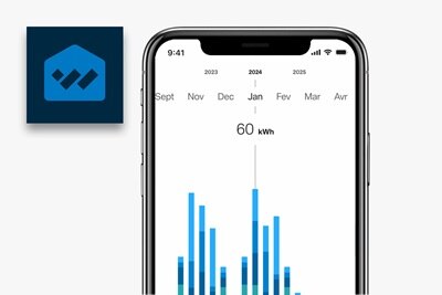 Application Hager Wattview pour le suivi de consommation et de production d'énergie