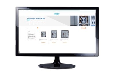 Configurateur web hw+ Hager pour configurer disjoncteurs et interrupteurs ouverts hw+