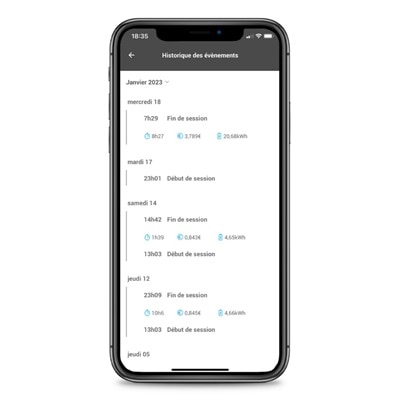 App Hager witty Screen détection des erreurs de charge facile