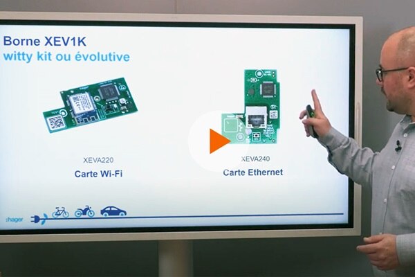 Lorsqu’une connexion Wi-Fi n’est pas possible, la carte Ethernet vous permet de relier la borne witty de Hager à Internet pour la régler et finaliser votre installation.