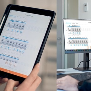Application gratuite Hager Ready pour mobile et PC, l’assistant digital de l’électricien pour générer tableaux et schémas électriques,