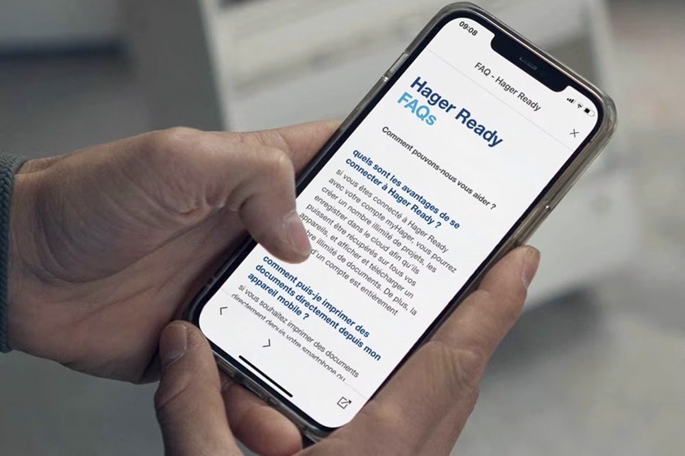 Application gratuite Hager Ready pour mobile et PC, l’assistant digital de l’électricien pour générer tableaux et schémas électriques, FAQ