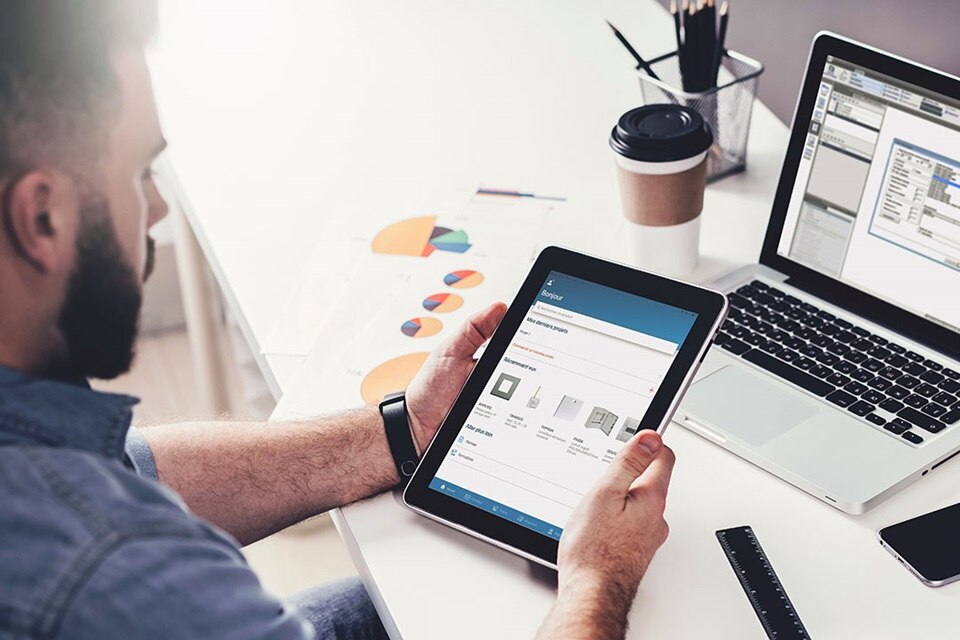 Applications mobiles, logiciels Hager