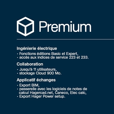 Descriptif logiciel Hagercad édition Premium de Hager