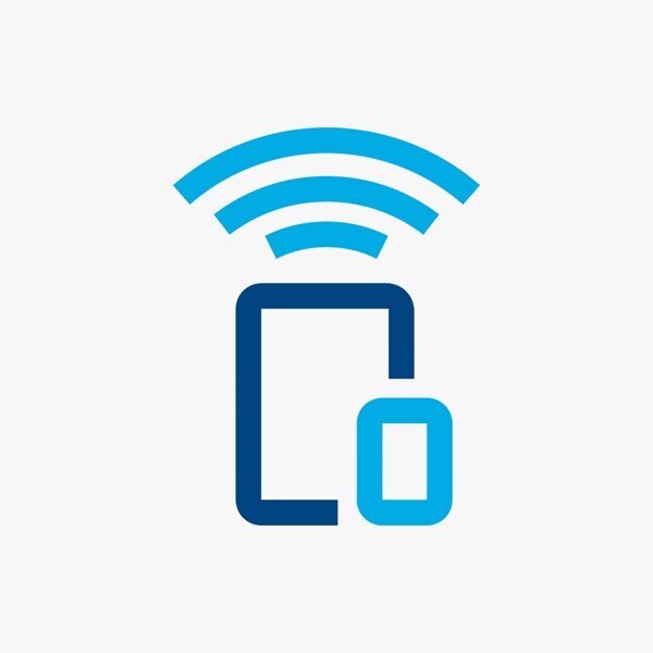 pictogramme Hager représentant le pilotage d'appareils à distance