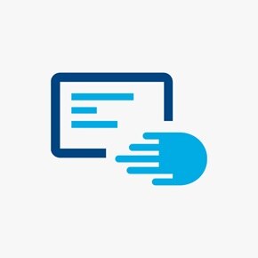 pictogramme Hager représentant une tablette tactile