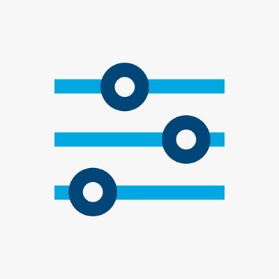 pictogramme Hager représentant un ajustement des réglages