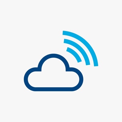 pictogramme Hager représentant le cloud