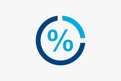 pictogramme Hager représentant un pourcentage de remise