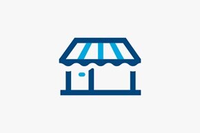 pictogramme Hager représentant un petit commerce