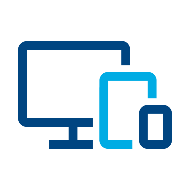 Pictogramme Hager, computer, tablet, smartphone, ordinateur, tablette, téléphone portable