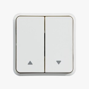 appareillage étanche IP55 cubyko de Hager, double interrupteur volets roulants WNA300B