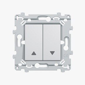 appareillage mural essensya de Hager, double V&V volets pure