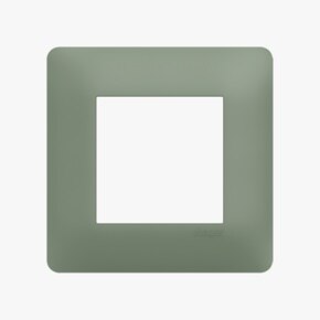 appareillage mural essensya de Hager, plaque 1 poste botanic WE541