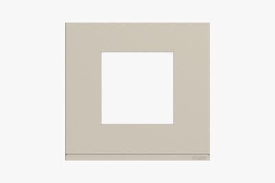 appareillage mural gallery de Hager, plaque WXP1302, finition sable
