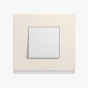 appareillage mural gallery de Hager, plaque WXP0302 et méca WXD000B