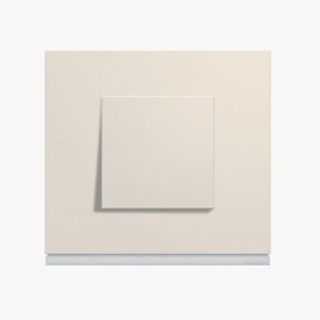 appareillage mural gallery de Hager, finition dune avec interrupteur dune