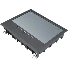 boîte de sol, distribution électrique, tertiaire, cheminement de câbles