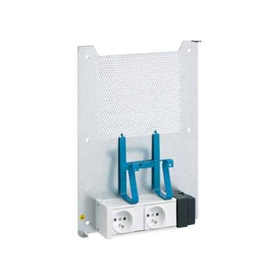 coffret de communication VDI de Hager, platine de fixation