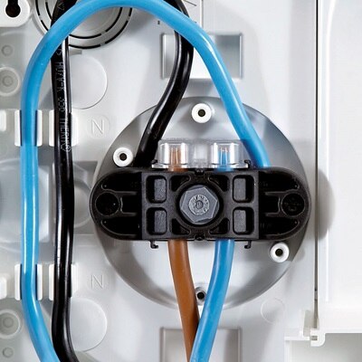 panneau de contrôle gamma+ de Hager, compteur linky connecteur IP2X pour un raccordement facile