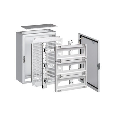 vue éclatée coffret étanche IP65 et IP66 orion+ de Hager