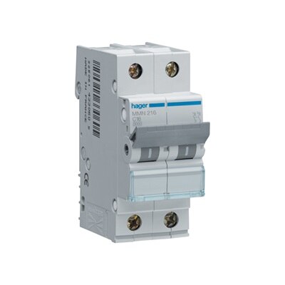 protection à bornes alignées Hager, MMN216