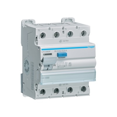 interrupteur différentiel Hager, CDC680F