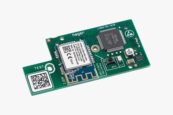 Carte de communication Wi-Fi, en option sur borne de charge witty XEV1K de Hager