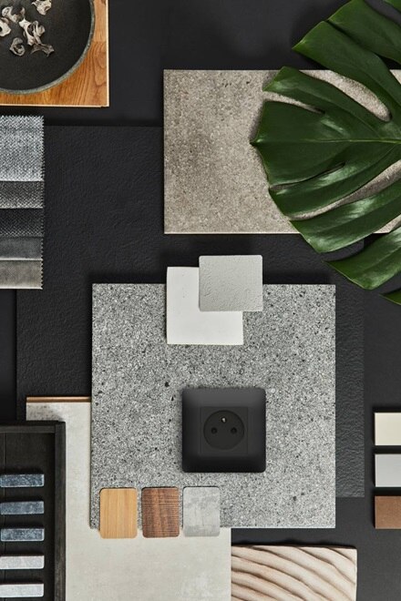 Moodboard essensya de Hager anthracite