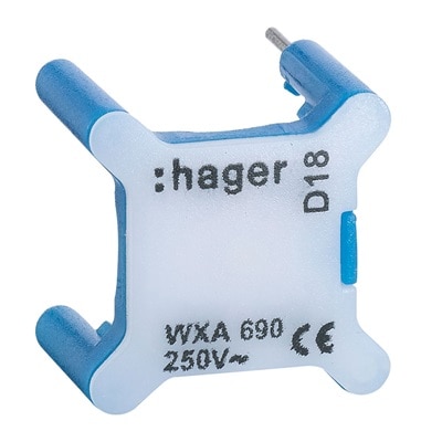 voyant lumineux Hager gallery, installation appareillage électrique