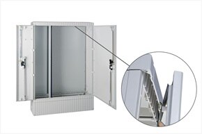 Les armoires KVS sont équipées d'un système de ventilation astucieux contre la condensation pour faciliter l’aération intérieure et le refroidissement naturel.