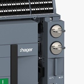 Accessoire de verrouillage par clé du châssis en position débrochée (CL) hw+ de Hager