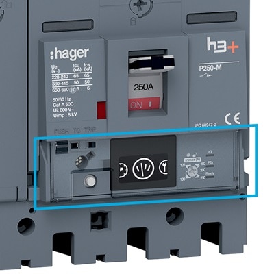 disjoncteur P250 LSI Energy HMT251NR, boîtier moulé h3+ de Hager