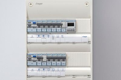 Coffret de distribution gamma+ de Hager