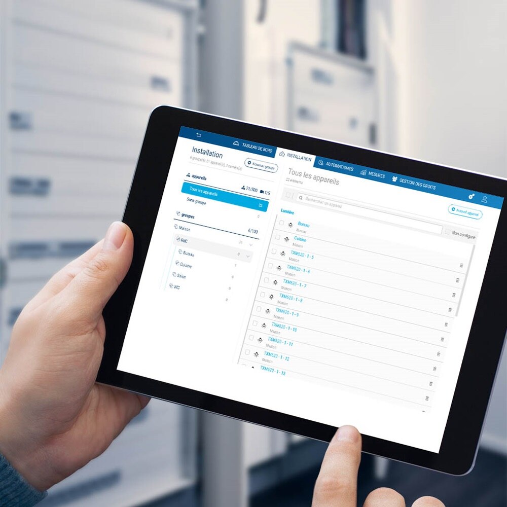 Hager Pilot, Logiciel domovea, Domotique KNX facile pour les  électriciens