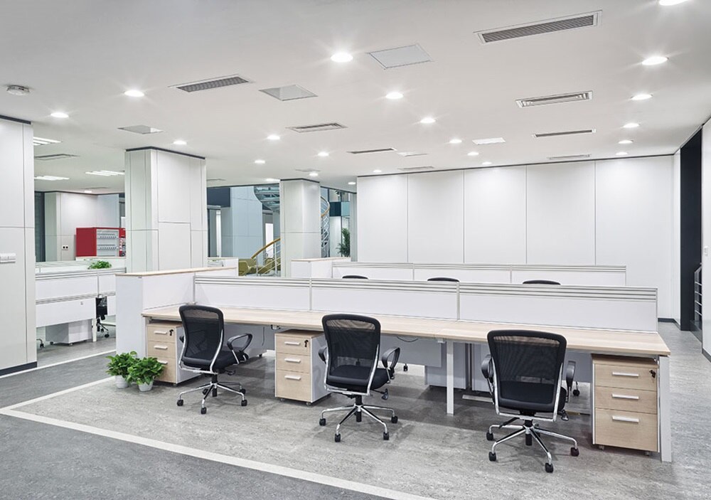 Gestion de l'éclairage dans les bureaux avec le pilote KNX DALI