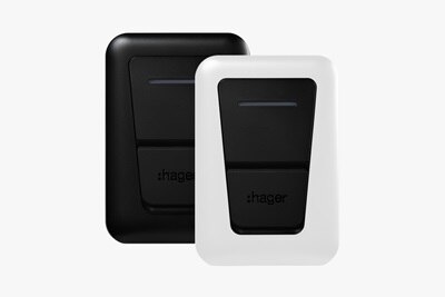 Bornes witty pro de Hager avec 2 couleurs de couvercles disponibles